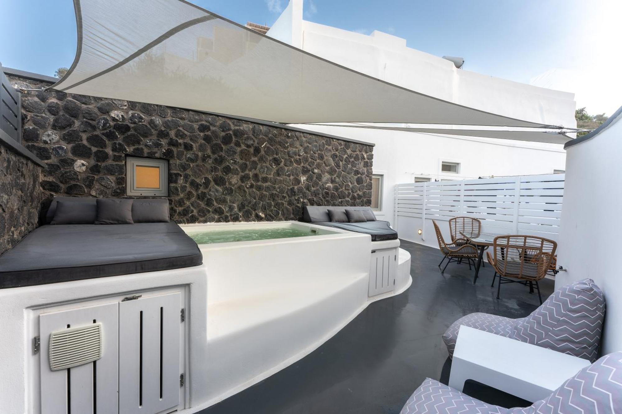Sun Naam Home Santorini With Heated Jacuzzi Karterados (Santorini) Exterior foto
